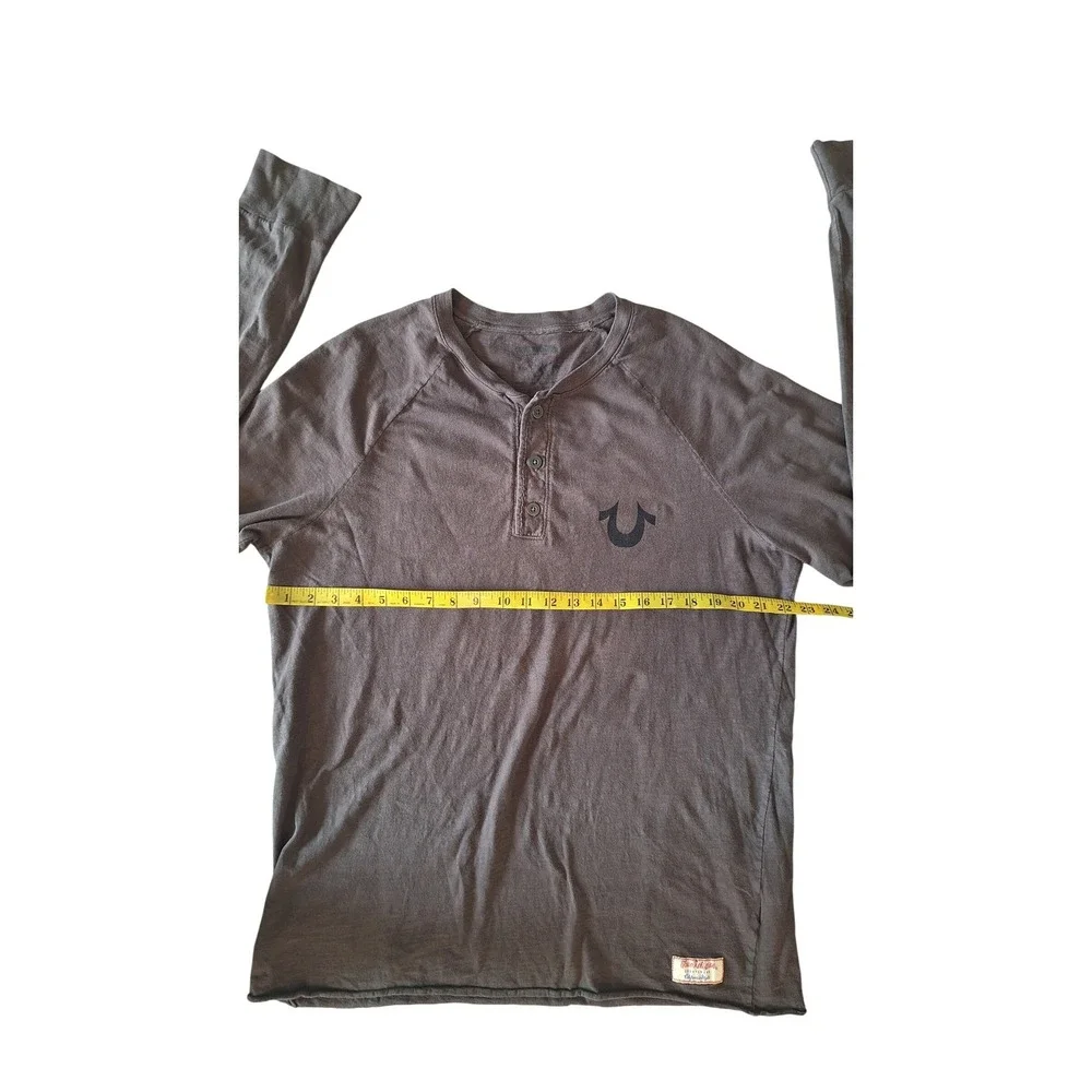 True Religion sportwear green Long‎ Sleeve logo size XXL/TTG